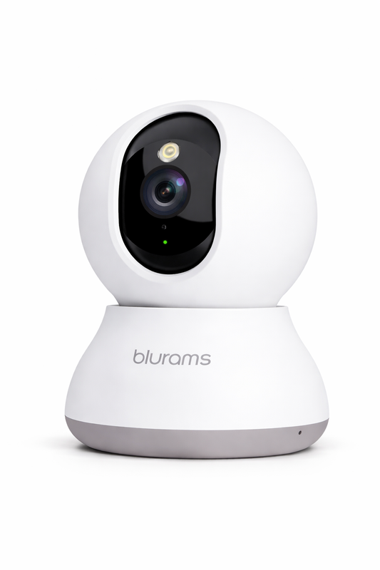 Cámara de Seguridad blurams 2K - WiFi 5G Dual Band | 360° PTZ, Detección Humana y Visión Nocturna